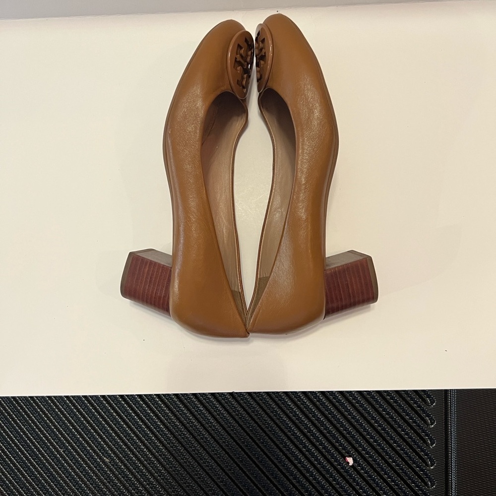 Tory Burch Women's Tan Heels Size 8.5M - Picture 10 of 14